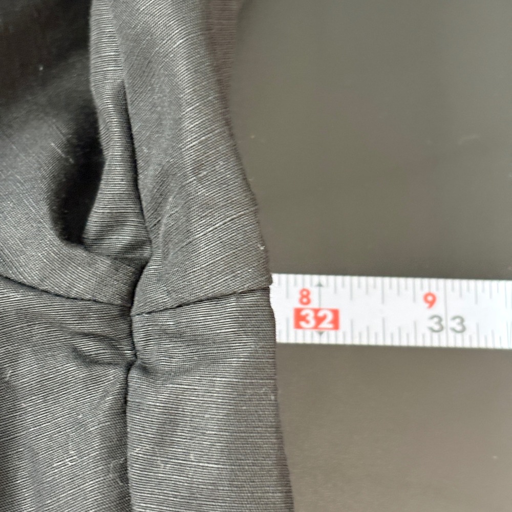 COS Womens Jumpsuit Size 8 Black V-Neck Wide Leg Short Sleeve Minimalist 10849 - Picture 12 of 15
